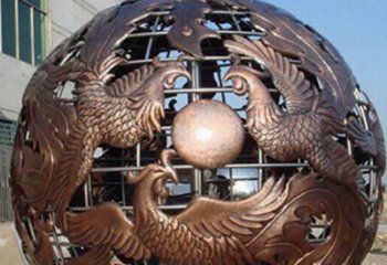 聊城中领雕塑定制经典龙凤雕塑；