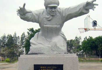 聊城中领雕塑|专业制作黄继光石雕