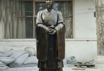 聊城扁鹊人物铜雕塑，高雅栩栩如生