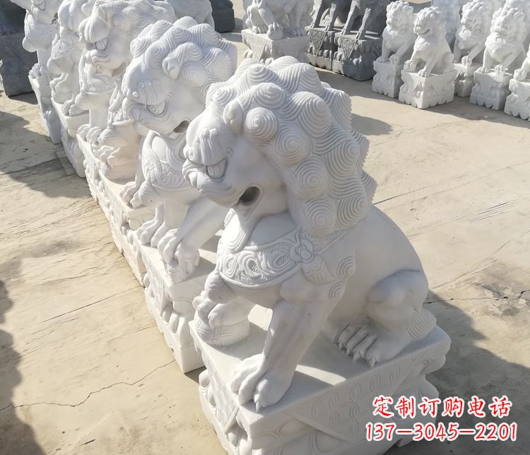 聊城中领雕塑狮子雕塑是一种古典的装饰品,以狮…