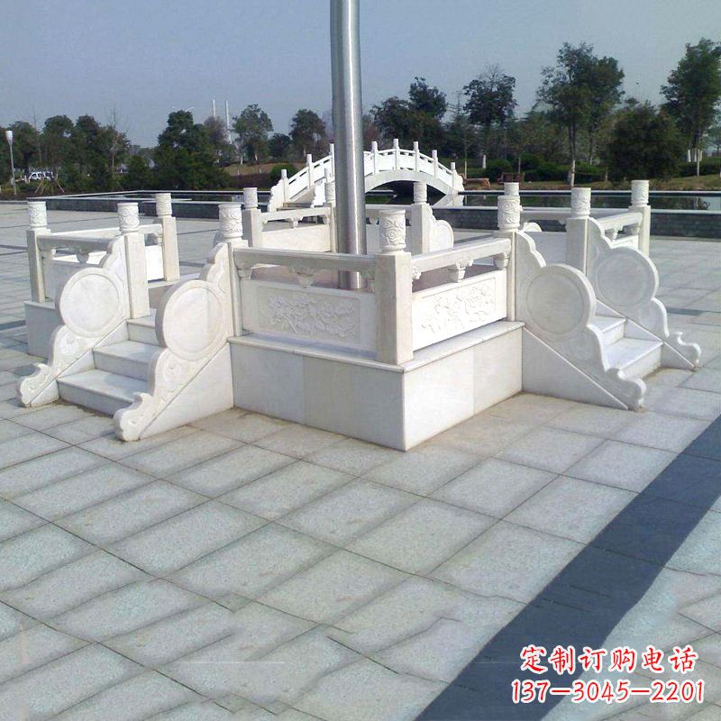 聊城汉白玉城市广场升旗台