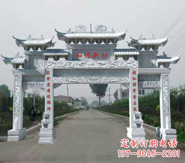 聊城领雕塑|高品质牌坊雕塑