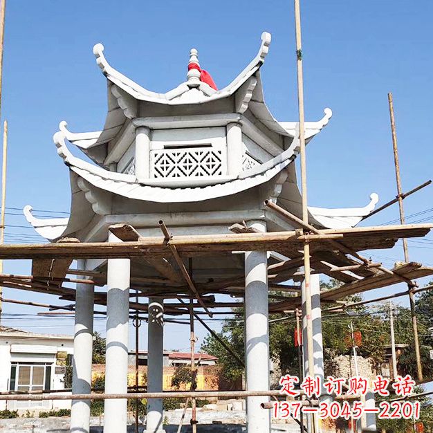 聊城汉白玉大理石凉亭