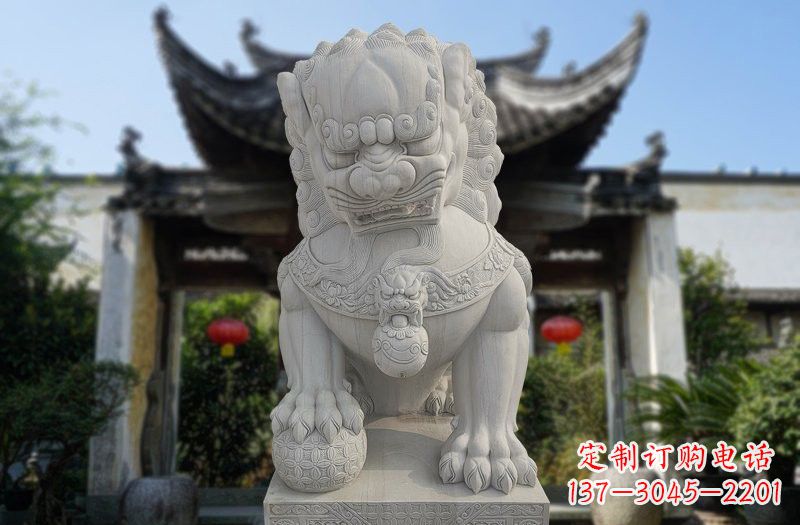聊城仿故宫狮子石雕,精心打造文化艺术之作
