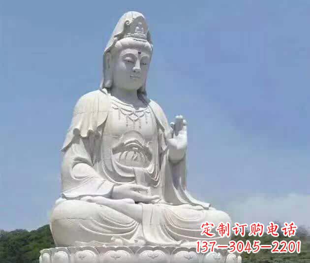 聊城汉白玉观音雕塑
