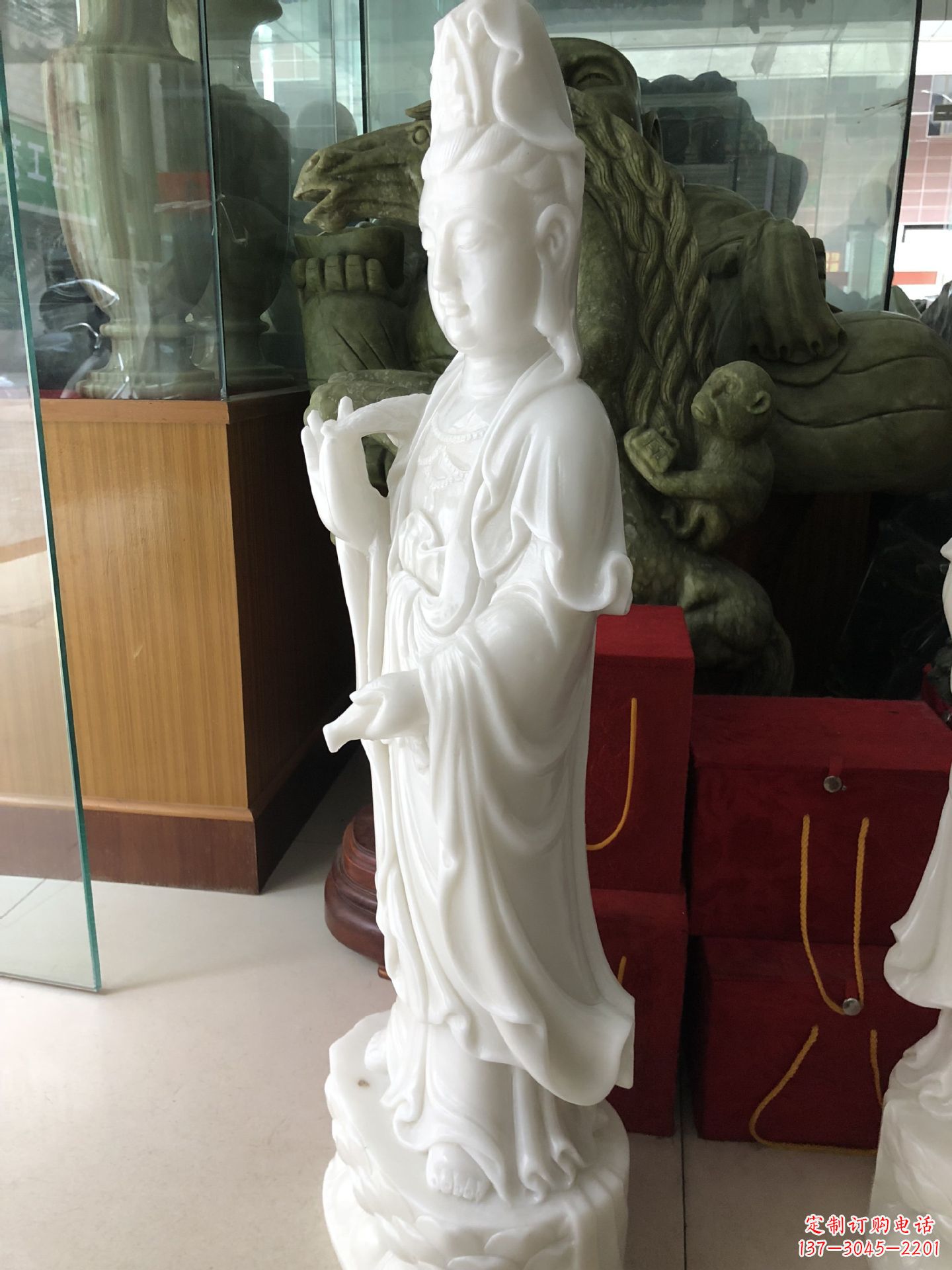 聊城汉白玉观音菩萨