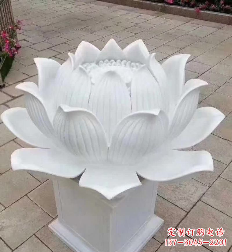 聊城汉白玉荷花雕塑
