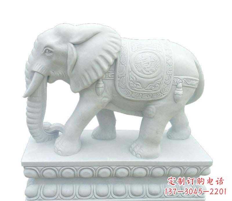 聊城汉白玉吉祥大象