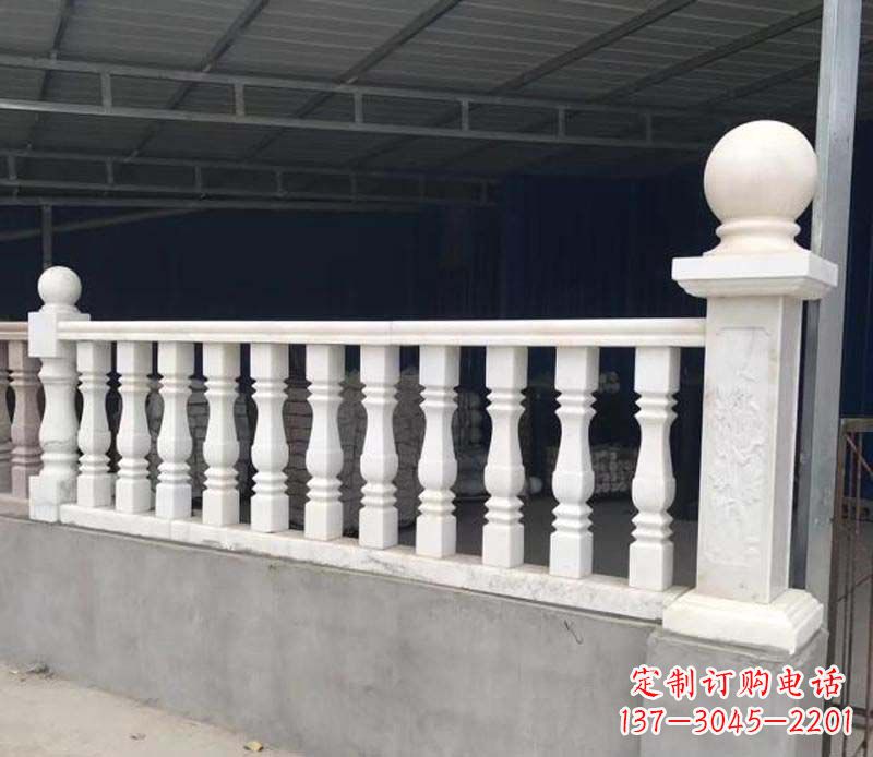 聊城汉白玉栏杆景观雕塑
