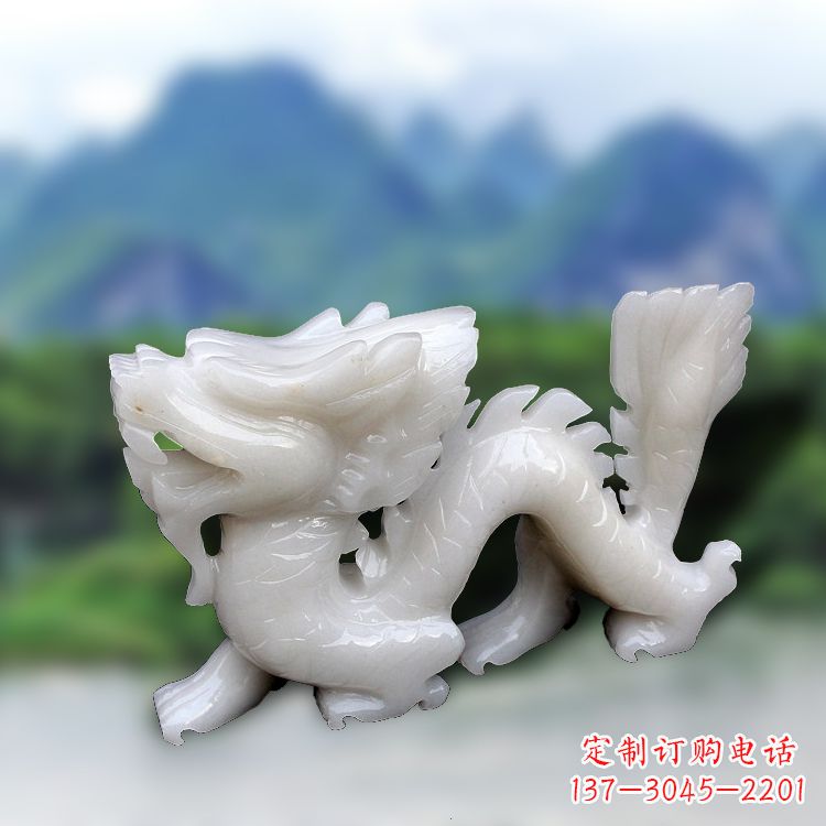 聊城汉白玉龙雕塑饱含着中国传统文化的气息,是…