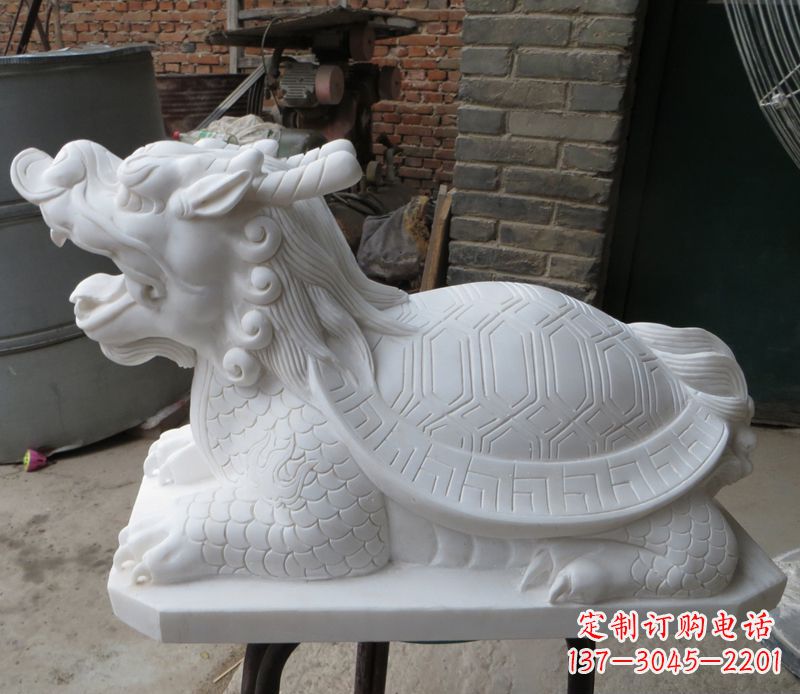 聊城汉白玉龙龟雕塑公园景观