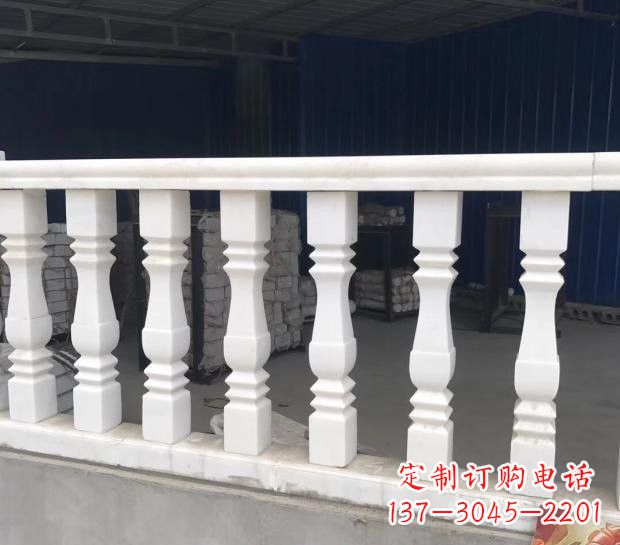 聊城汉白玉欧式栏杆雕塑，精美绝伦