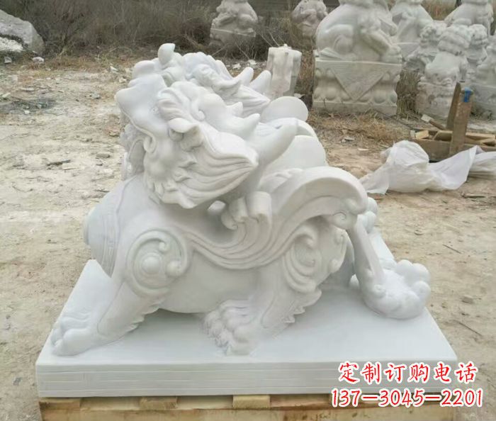聊城精美貔貅门口招财石雕