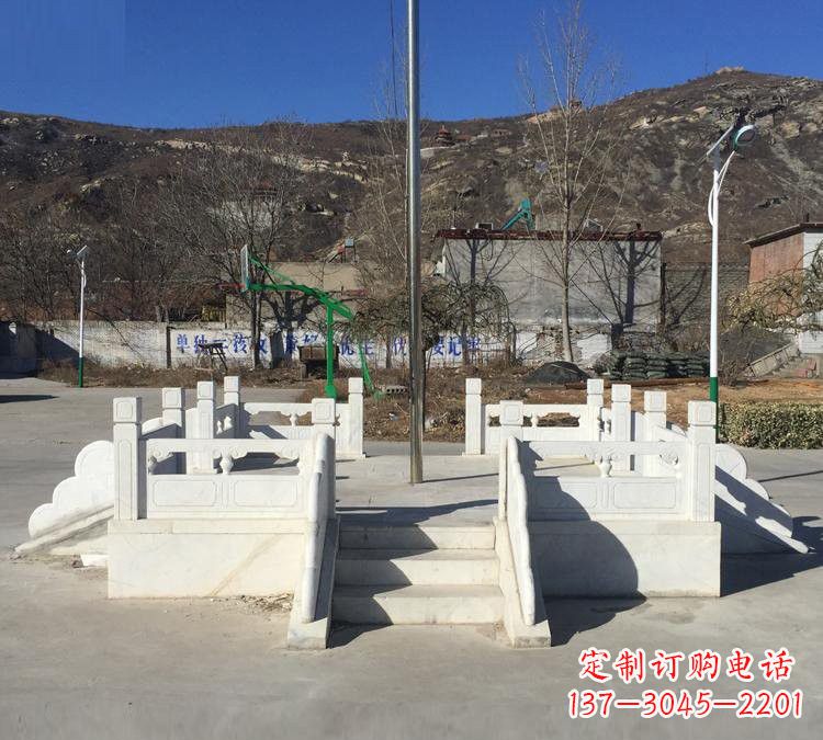 聊城汉白玉雕刻的精致升旗台
