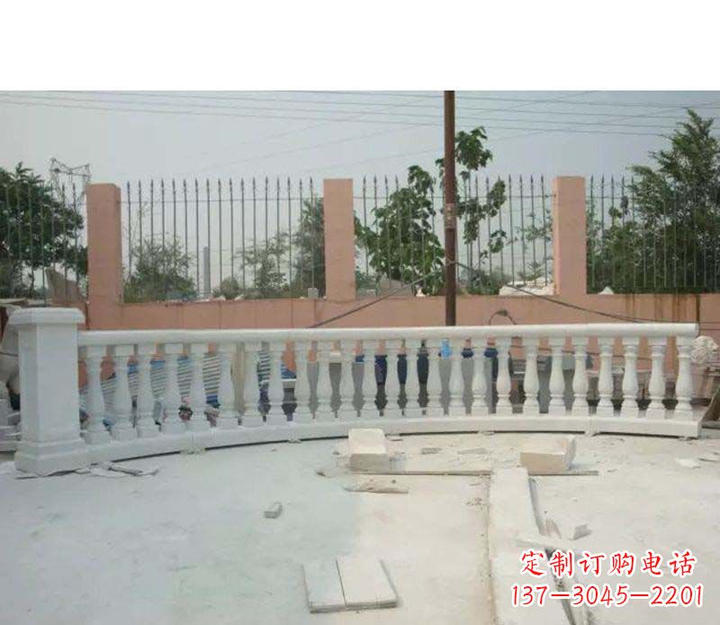 聊城汉白玉石栏杆雕塑