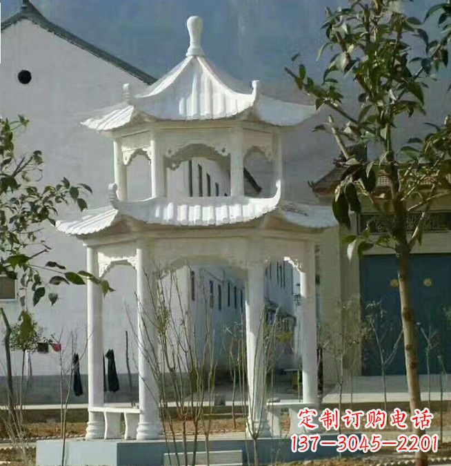 聊城汉白玉凉亭雕塑,为您打造完美的艺术空间