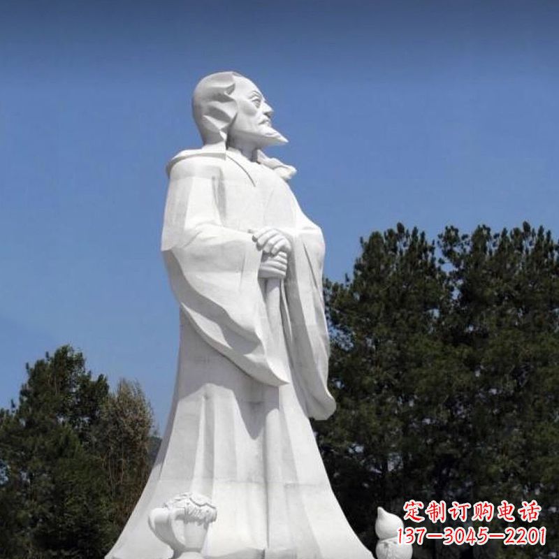 聊城拥有传奇品质的陶渊明石雕