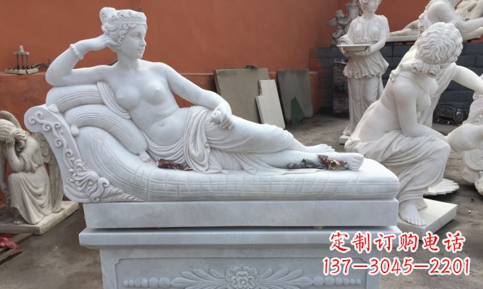 聊城中领雕塑汉白玉女人雕塑将精湛的雕刻技艺与…
