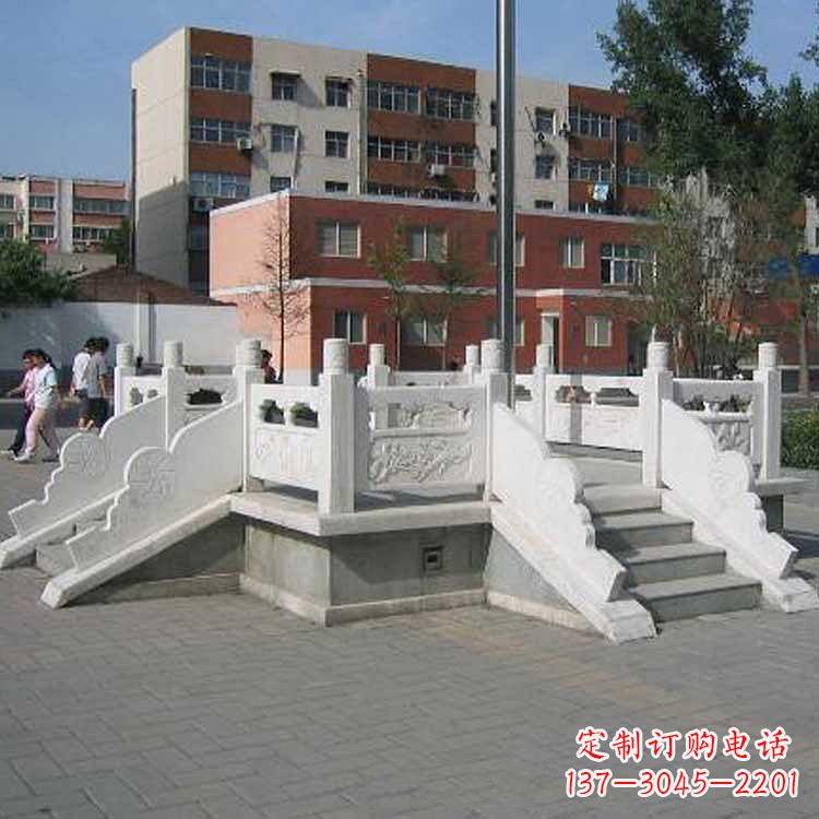 聊城汉白玉学校升旗台雕塑