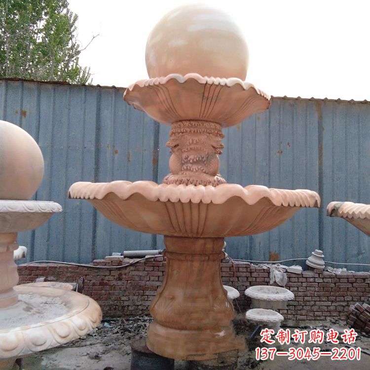 聊城红色风水球