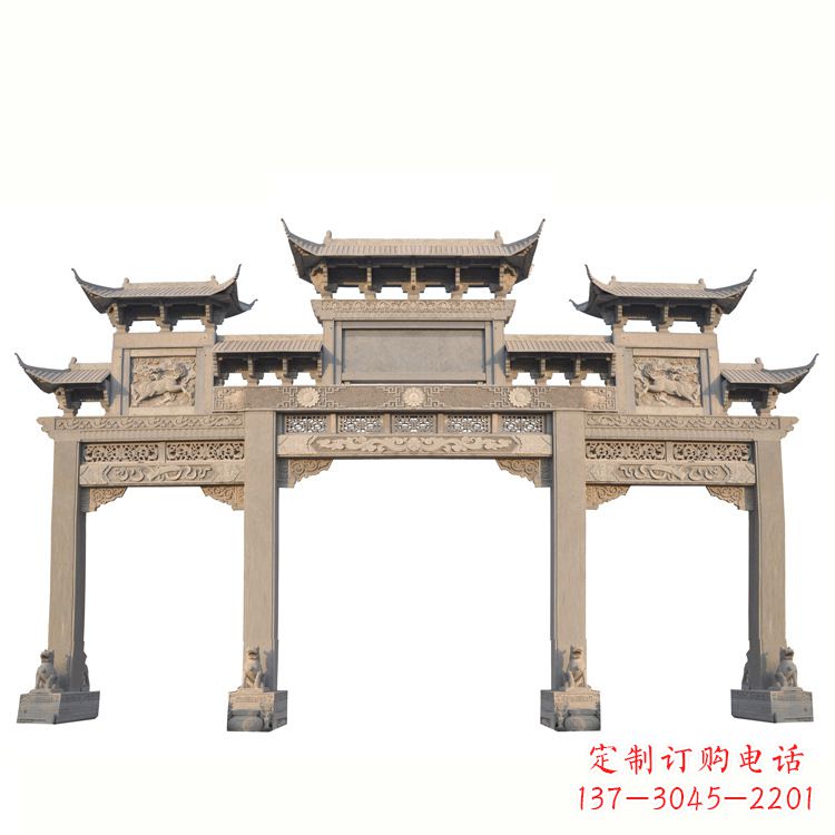 聊城红石牌坊雕塑是一家专业从事牌坊雕塑的厂家…