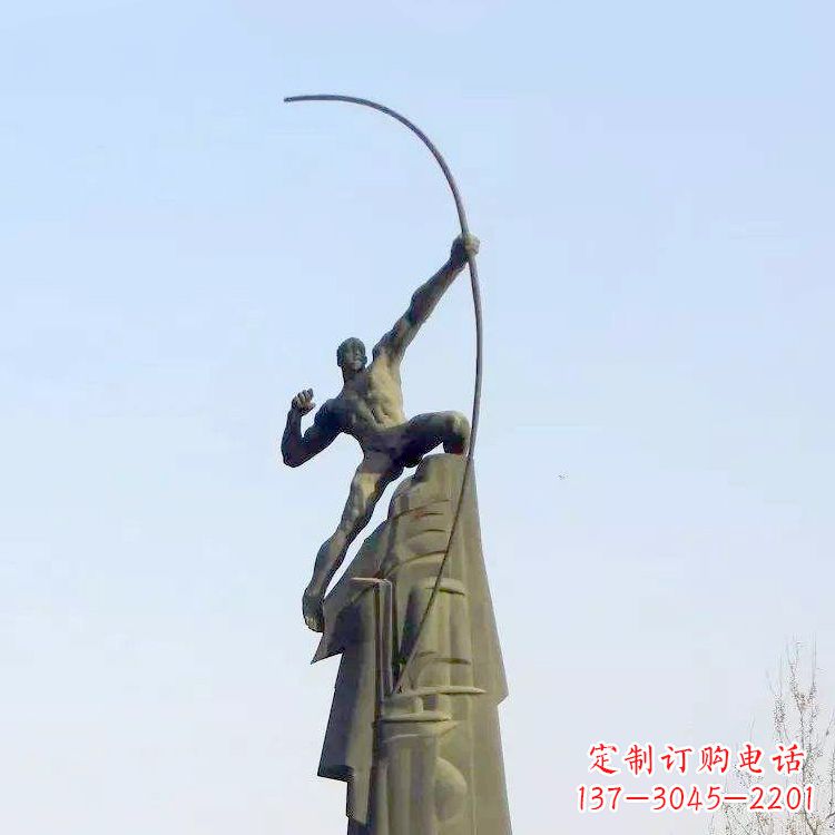 聊城精美雕塑,品质保证——后羿雕塑