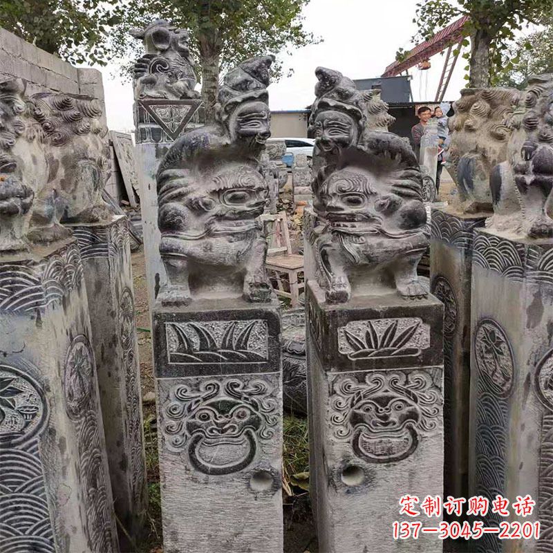 聊城胡人拴马桩
