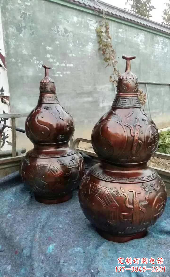 聊城葫芦景观铜雕