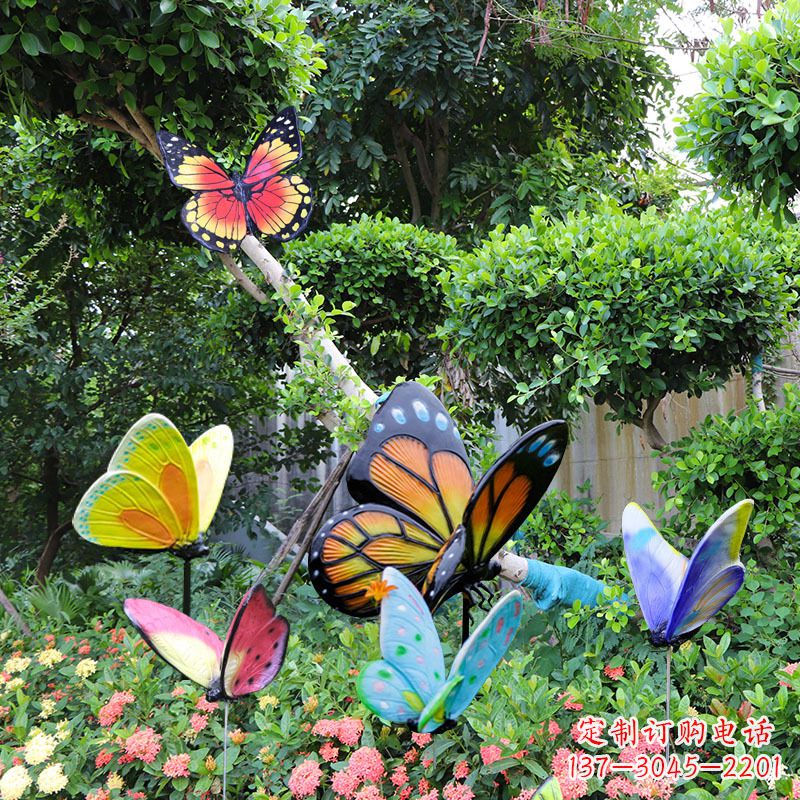 聊城蝴蝶玻璃钢仿真雕塑