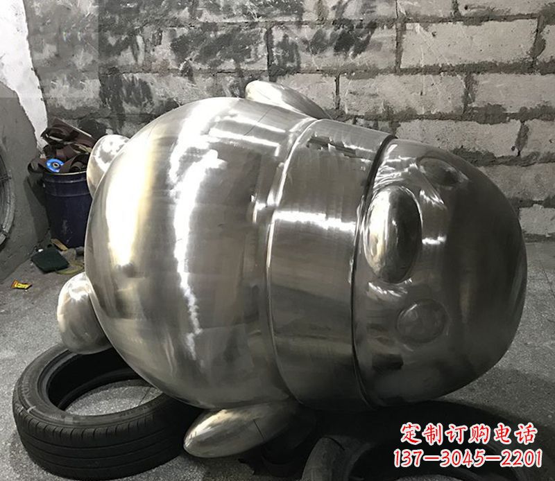 聊城户外企鹅雕塑,古典艺术精细工艺美化空间