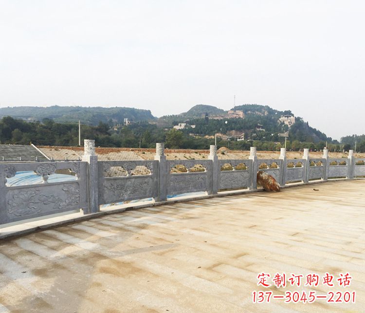 聊城护城河大理石栏板石雕