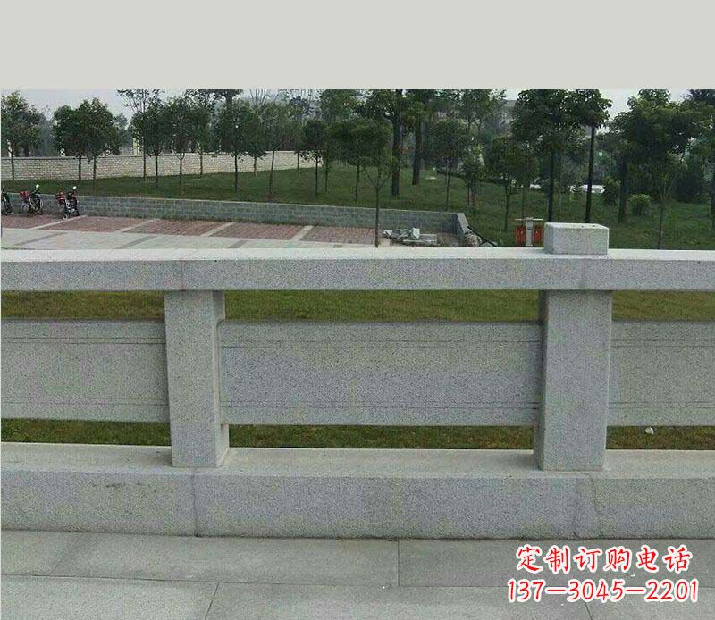 聊城护城河大理石栏杆石雕_2