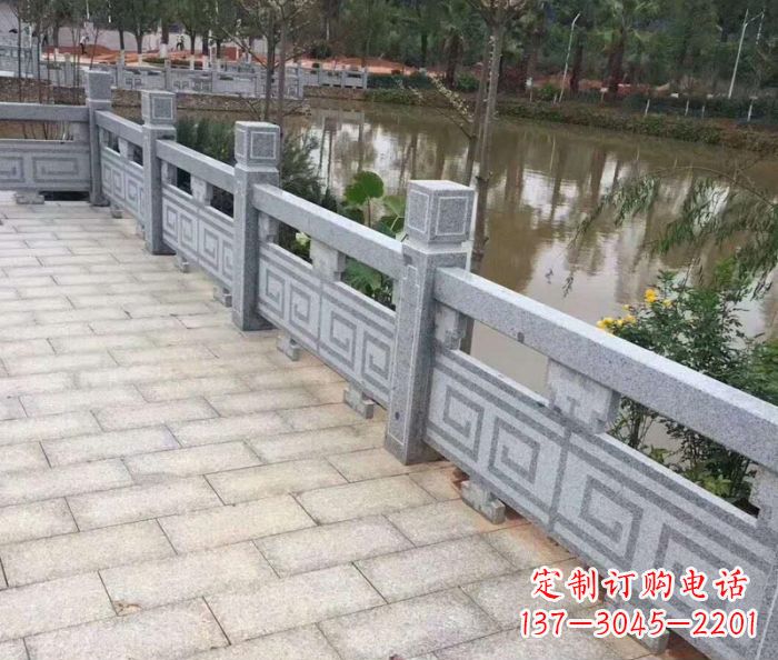 聊城护城河建筑石雕栏板 (4)