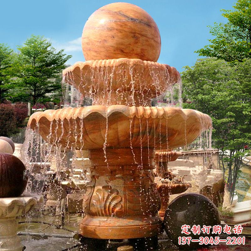 聊城花岗岩石雕塑风水球,汇聚优雅与高贵