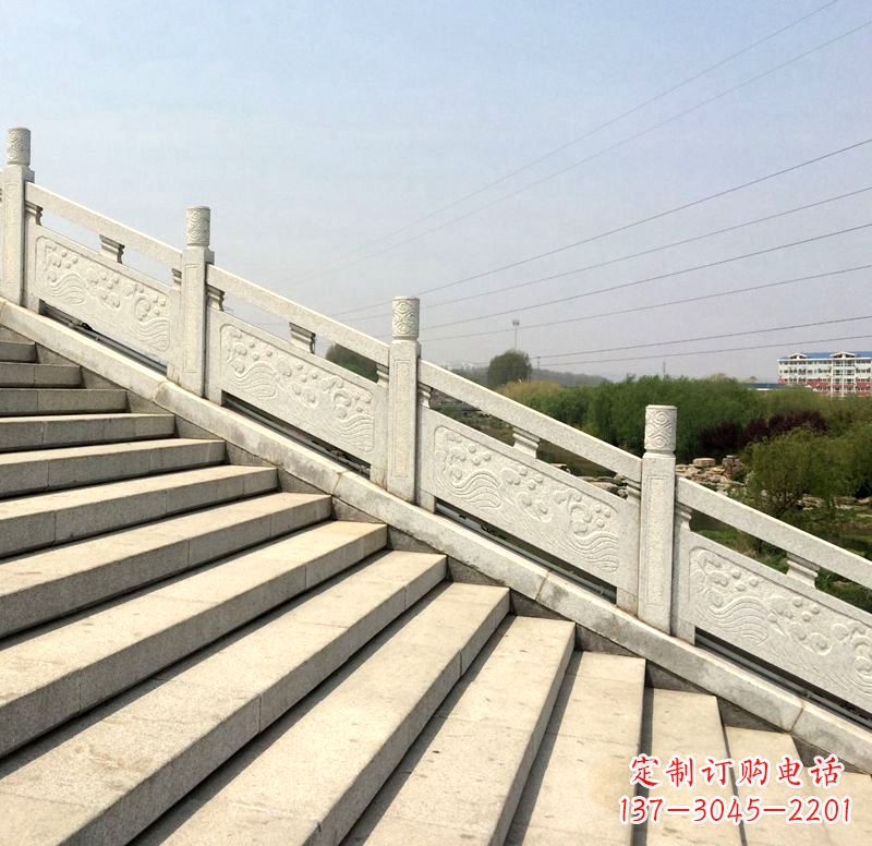 聊城欣赏自然之美,定制花岗岩石栏杆雕塑