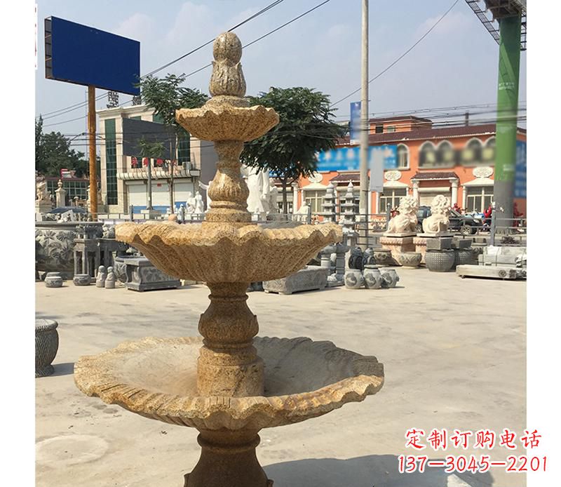 聊城花岗岩双层景观喷泉