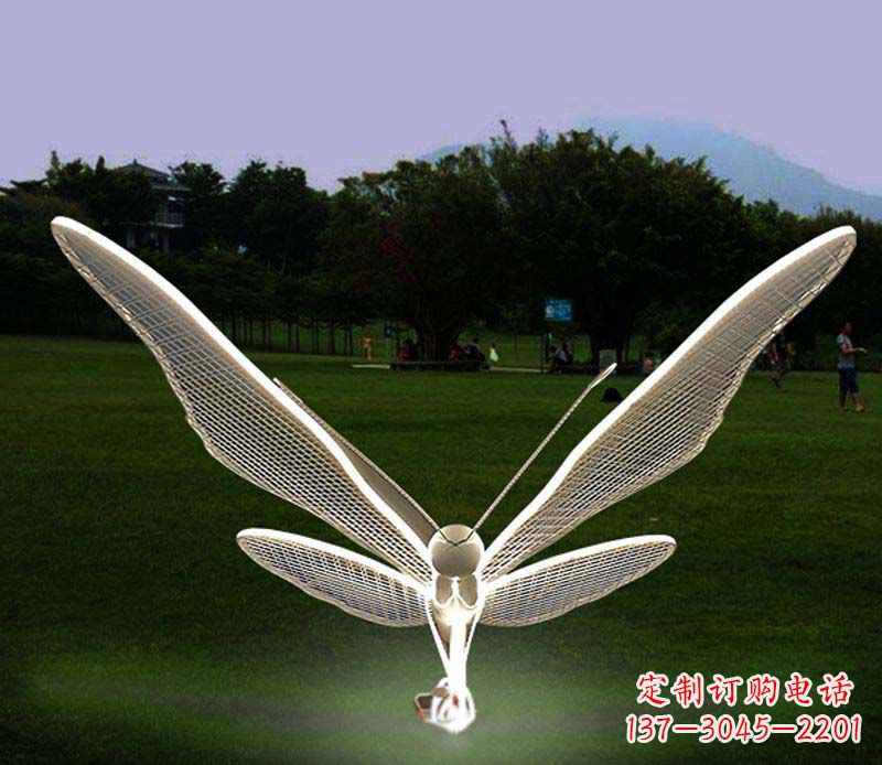 聊城花园不锈钢装饰蝴蝶雕塑