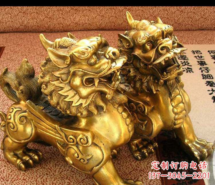 聊城超级定制麒麟雕塑,尊享贵族尊贵