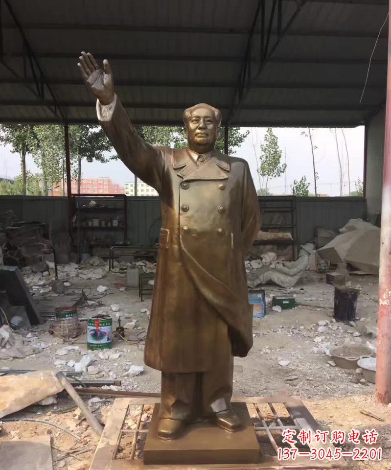 聊城享领雕塑——挥手毛主席人物雕塑
