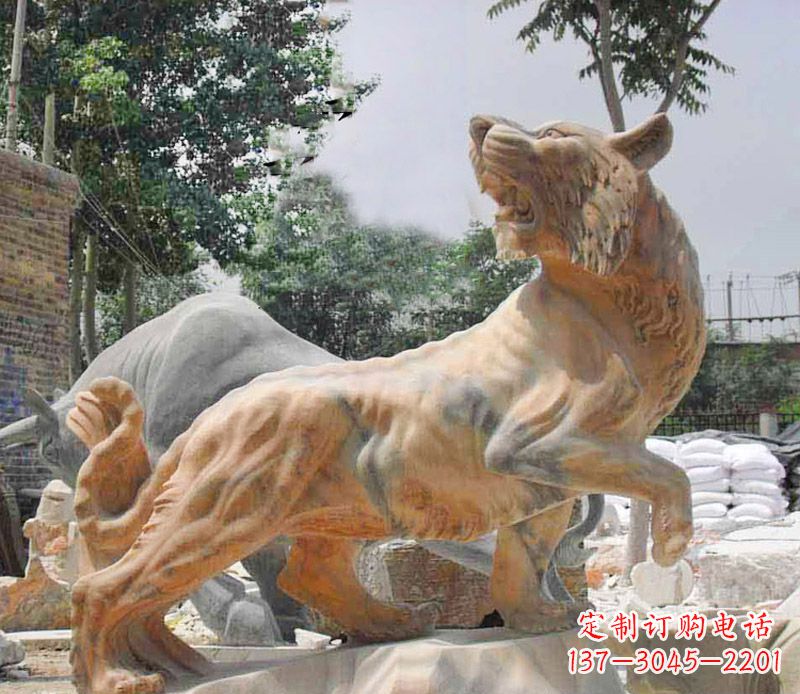 聊城象征力量与尊贵的老虎石雕