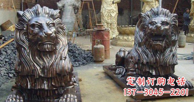 聊城汇丰铜狮子