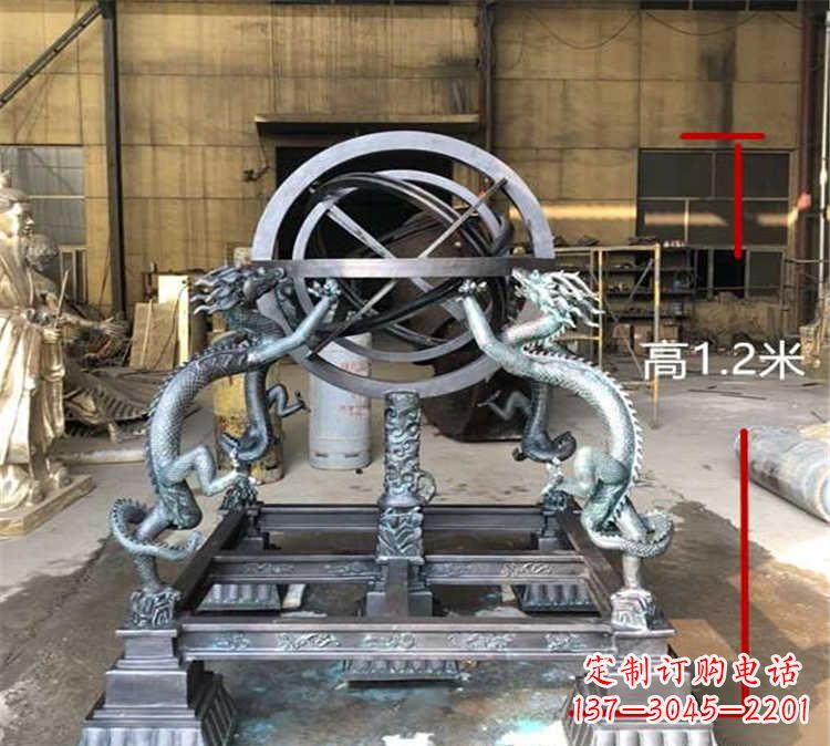 聊城浑天仪古代仪器校园景观雕塑