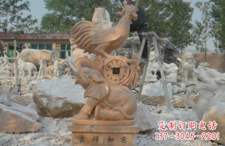 聊城精美的公鸡石雕,带您回到传统