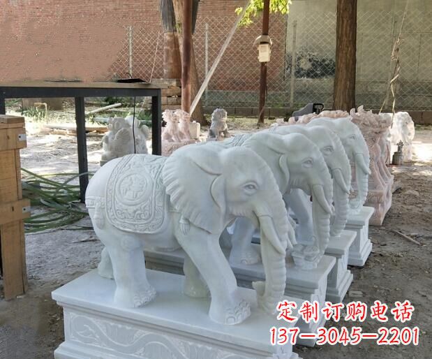 聊城美轮美奂的大象雕塑