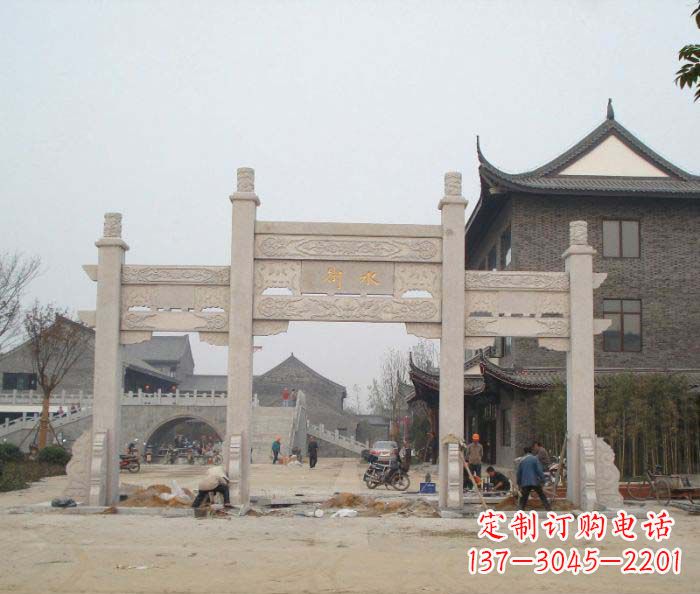 聊城石雕牌楼,让您的城市充满活力!