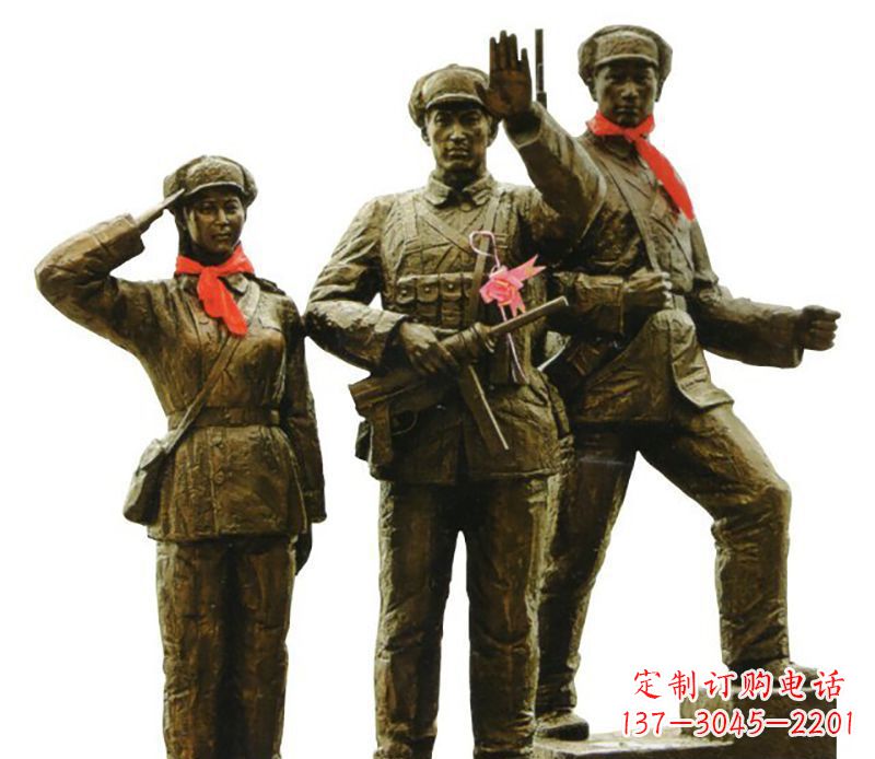 聊城勇士战士雕塑,感受立于战场的英勇豪迈