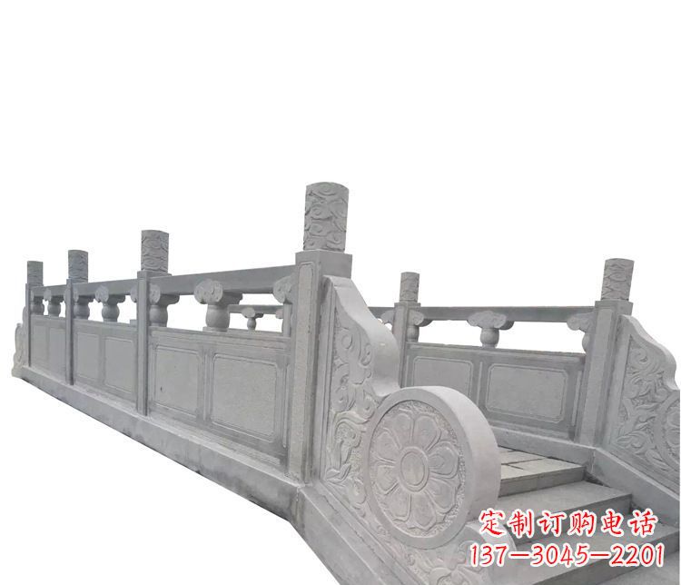 聊城中领雕塑精美的大理石栏板石雕
