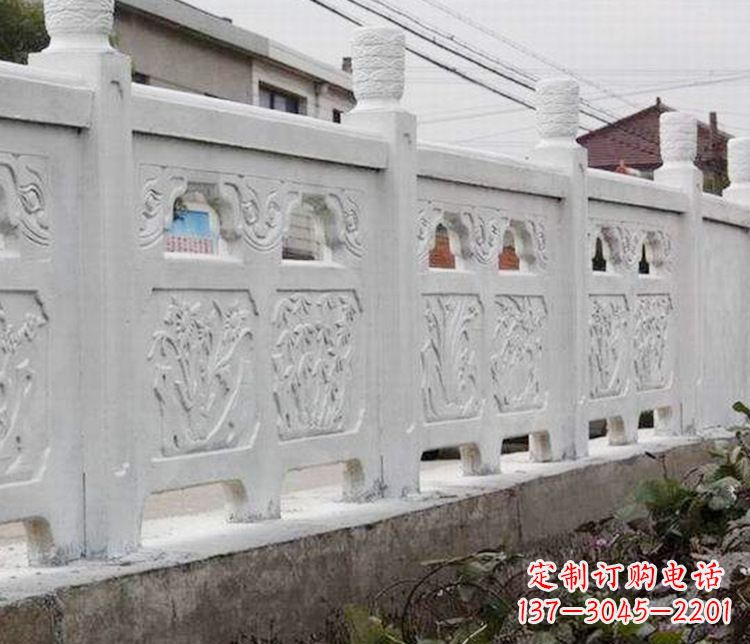 聊城优雅大理石栏板雕塑