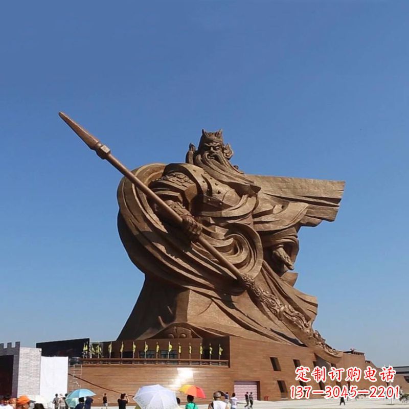 聊城精美大型历史名人关公铜雕
