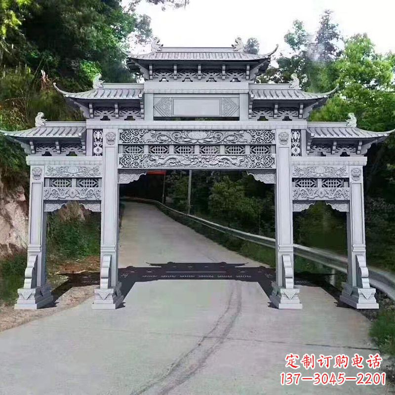 聊城专业定制石牌坊雕塑